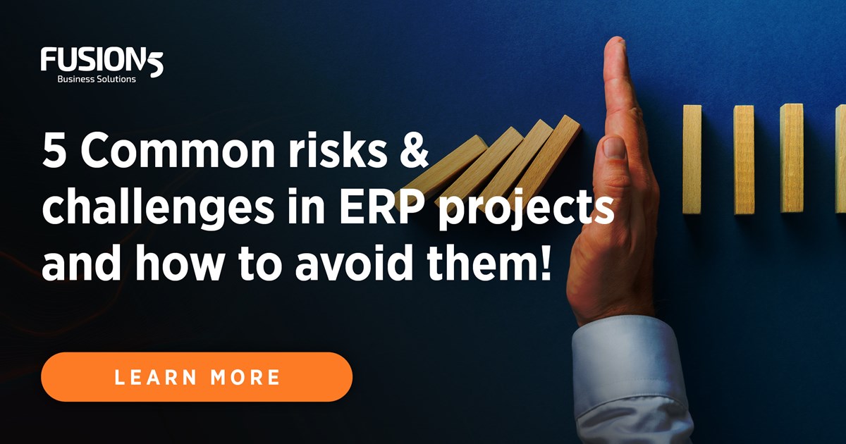 5 Common risks and challenges in ERP projects | Fusion5